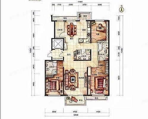 朝阳区 林萃东路1号院1号楼9层2单元901号、902号（国奥村西区）