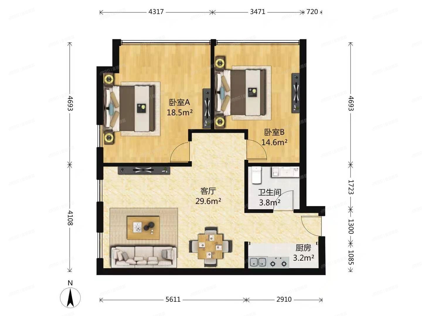 西城区 广安门外大街182号18层1818（远见国际公寓）