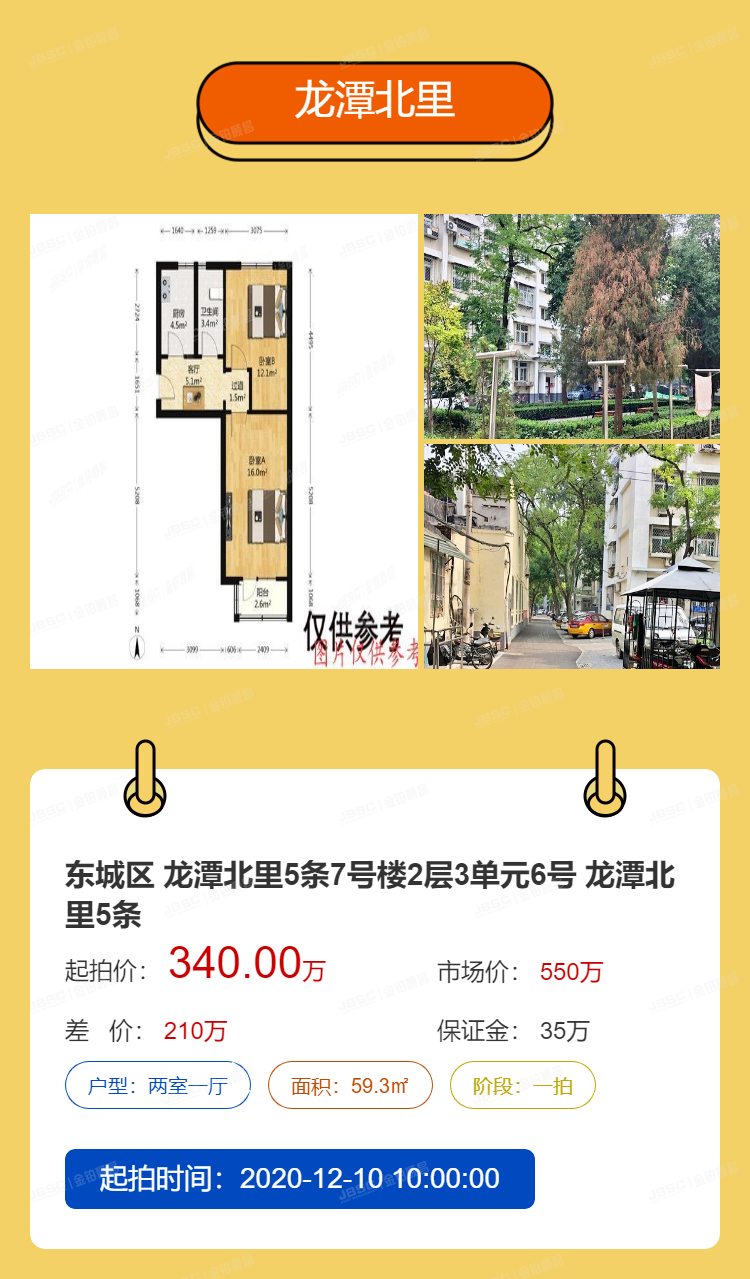 火爆！必买好盘！6折抢直观朝阳公园法拍房！