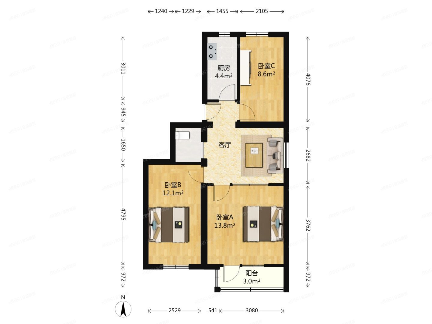 朝阳区 水碓子东路15号楼6层6单元601（水碓子东路）