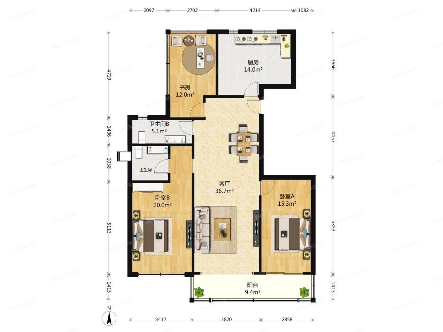 昌平区 北街家园一区14号楼6层1单元701（北街家园一区）