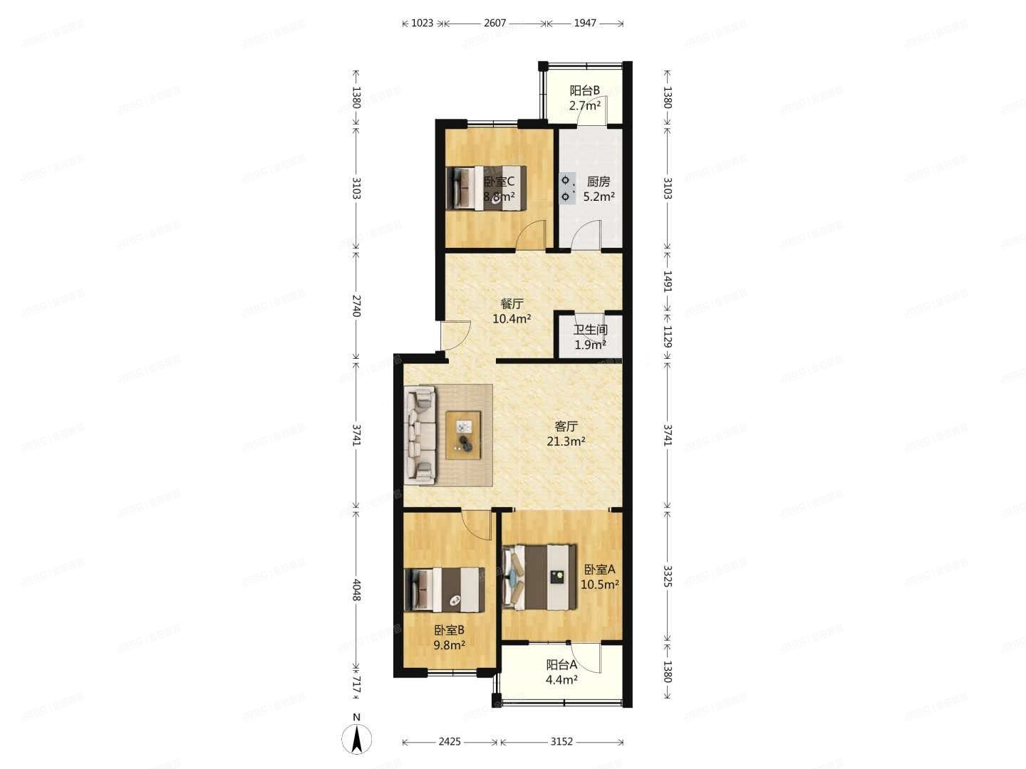 海淀区 中关村南大街19号新1号楼1层5单元501（民族歌舞剧团家属院）