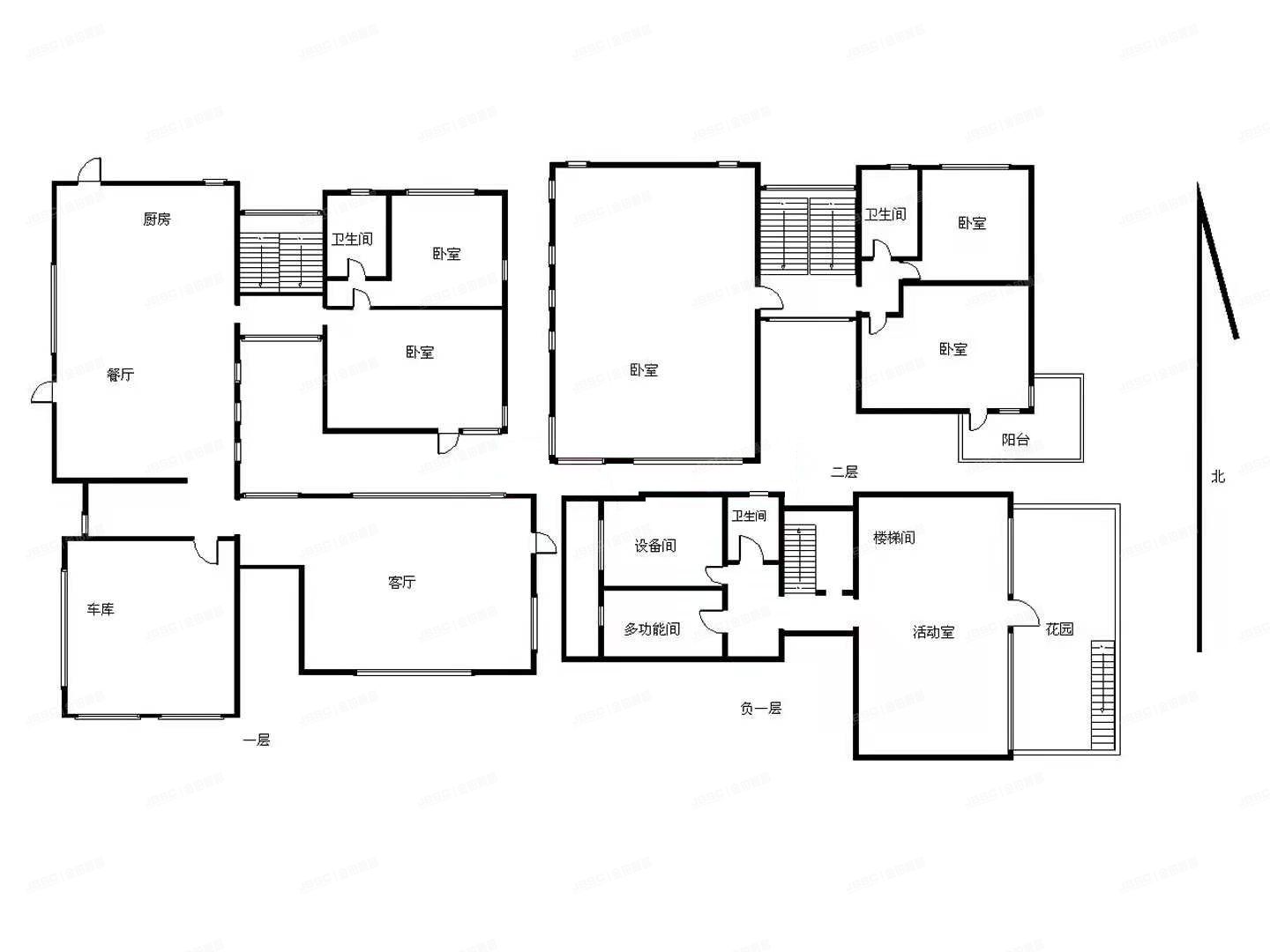 顺义区 金碧湖畔花园北区151号楼-1至2层（御墅）别墅