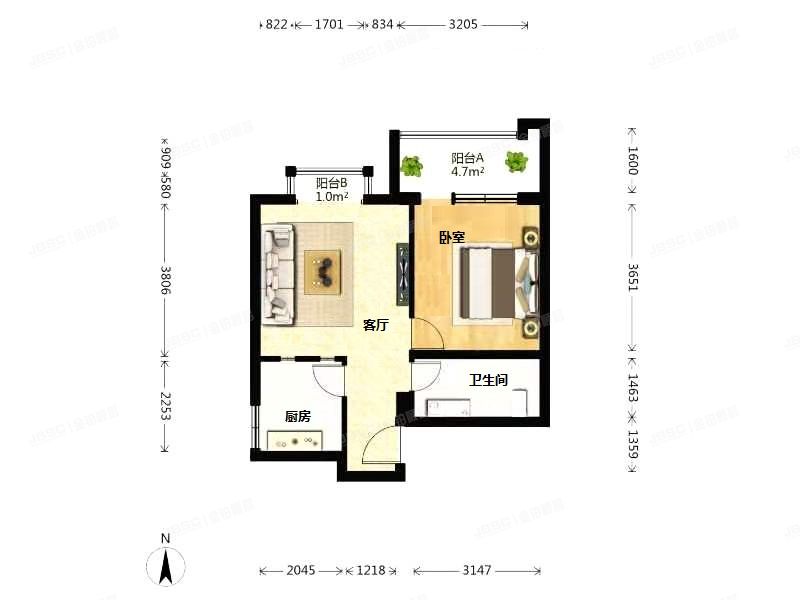 丰台区 角门北路3号院5号楼16层1601号（首座绿洲）