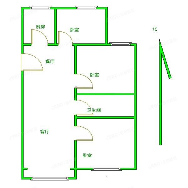怀柔区 乐园西大街16号院1号楼8层3单元803（育龙铭居）经适房