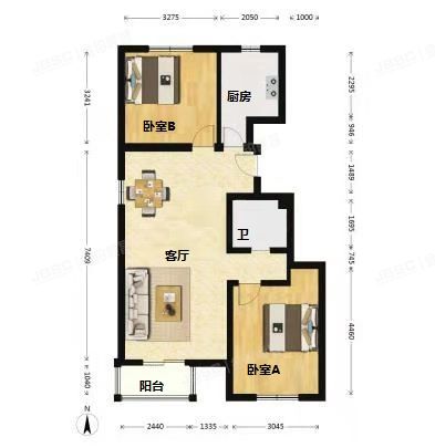 大兴区 榆文街1号院2号楼11层2单元1101号（新城嘉园）