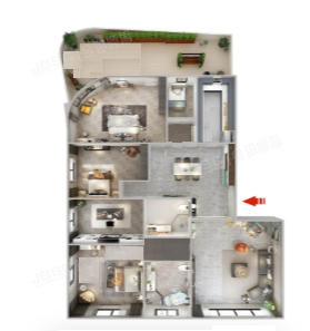 朝阳区 阿玛尼公寓2号楼2单元1802