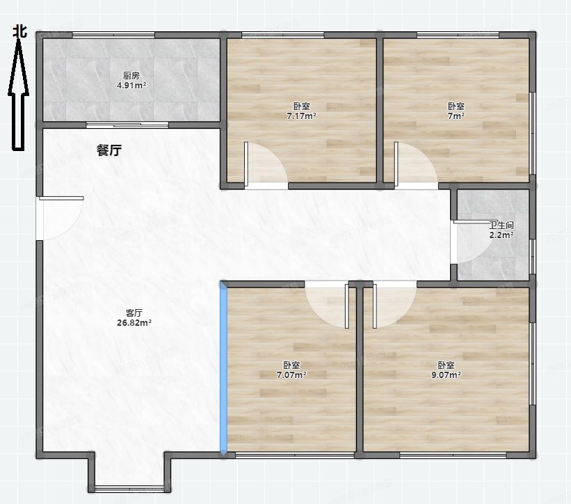 房山区  窦店镇汇丰街3号院1号楼3单元402号（世界名园）