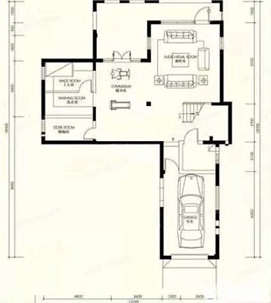 密云区 密溪路33号院七区81号楼-1至2层（君山别墅）独栋