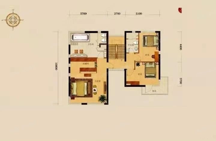 顺义区 金碧湖畔花园南区甲35号-1至2层（御墅）别墅