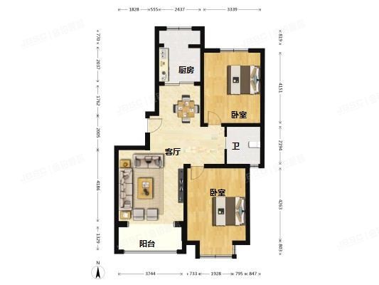 房山区-长阳镇 溪雅苑一区9号7层03单元701（九洲溪雅苑）