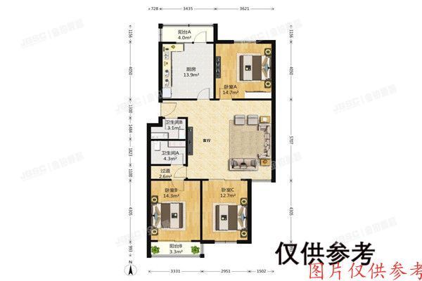 大兴区-旧宫镇 清欣园甲20号楼6层4-601（清欣园）