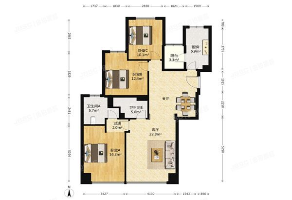 丰台区 华源四里8号楼6层A座603号（威尔夏大道）
