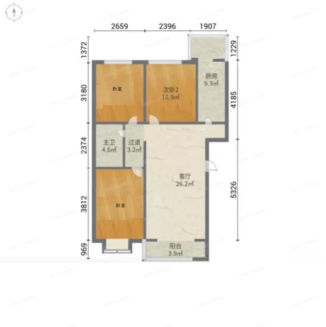 顺义区 双阳西区5号楼6层一单元601（阳洲鑫园）