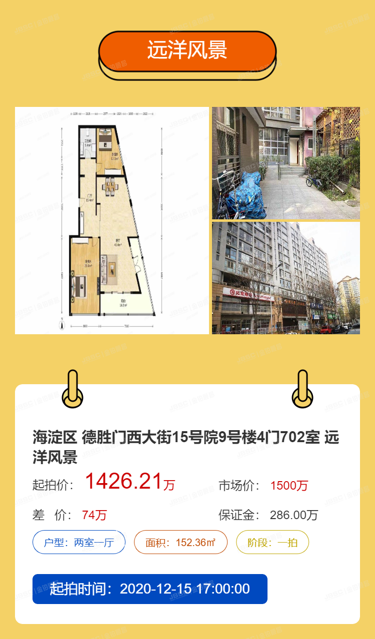 本周炸场王！豪宅九号公寓1800多万底价成交！继续曝~海淀抢手盘！