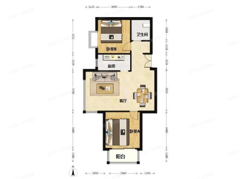 朝阳区 朝阳路5号院20号楼27层2单元2705（北京新天地）