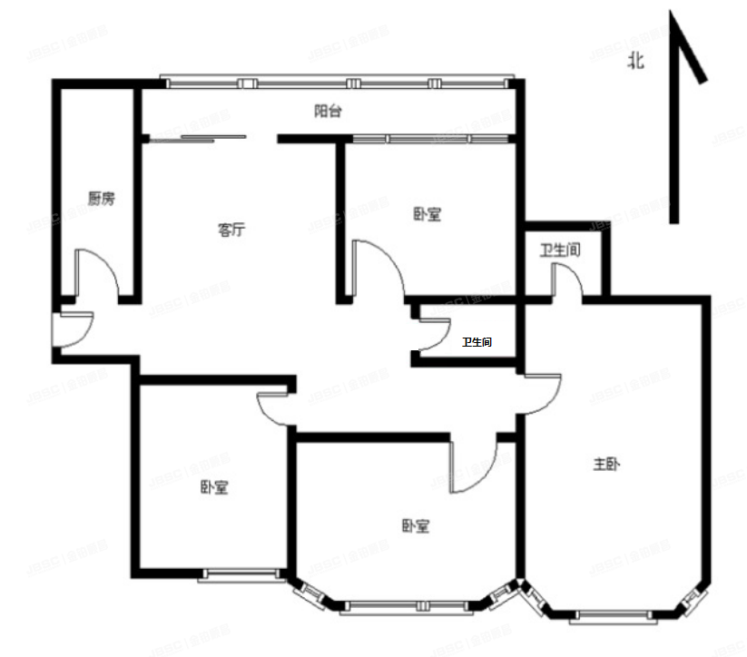 西城区 广华轩小区1号楼A1205+车库一层B115（广华轩小区）