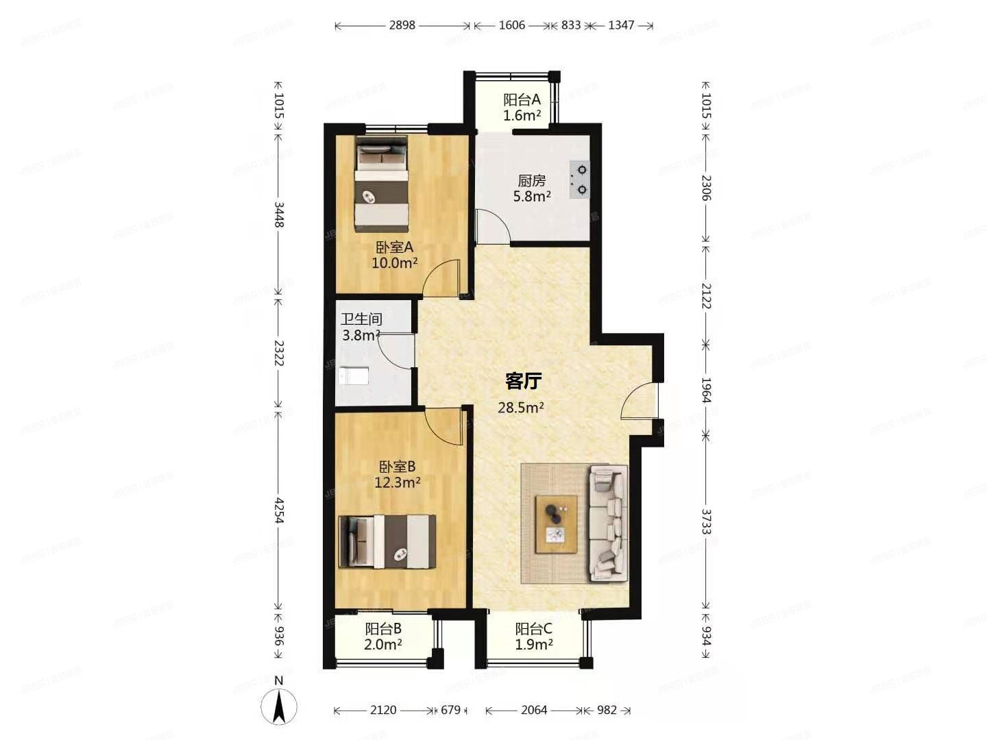大兴区  文新南街272号院19号3层4单元301（联港嘉园D区）