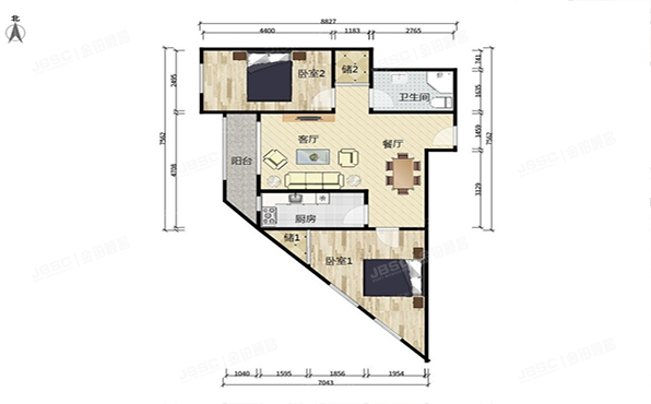 西城区 华远北街1号楼1317号（华远北街）