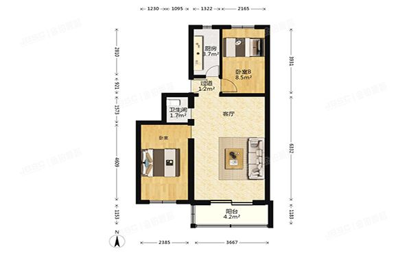 丰台区 玉林东里三区9号楼3单元501号（玉林东里三区）成本价