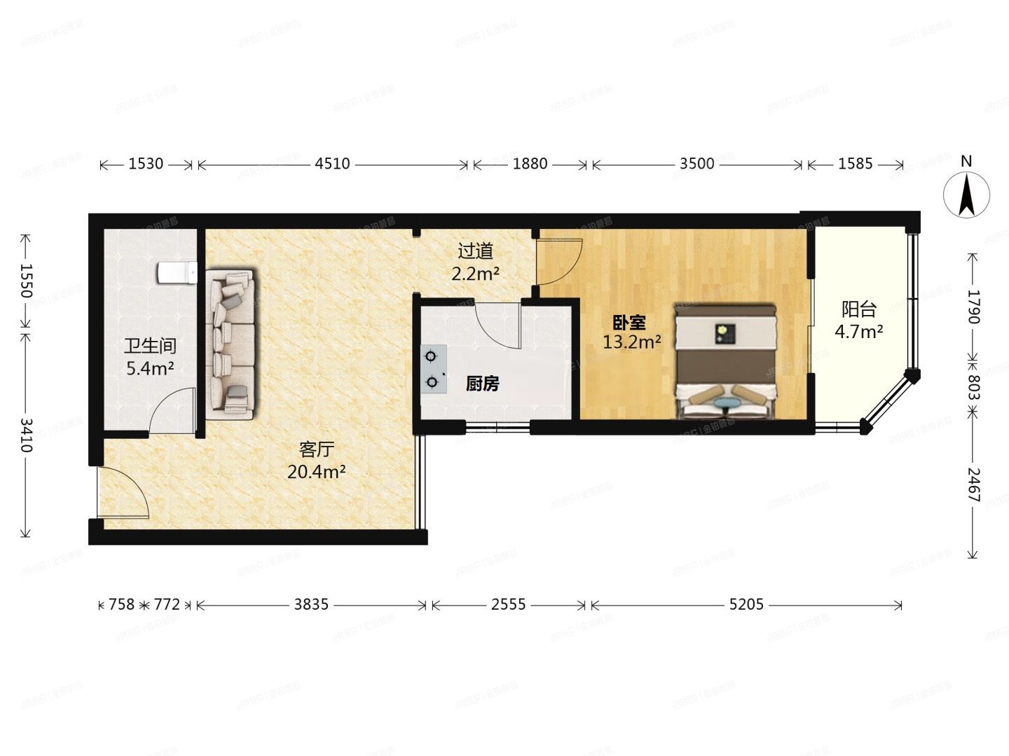朝阳区 慧忠北里108号楼21层2109（慧忠北里第二社区）