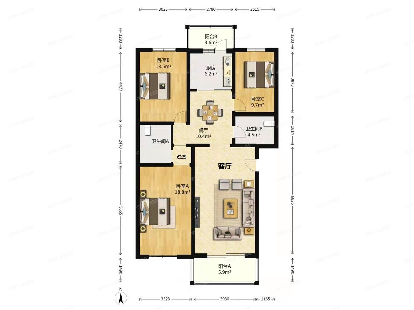 大兴区-西红门镇北 九龙山庄8号楼5层1-502（九龙山庄）