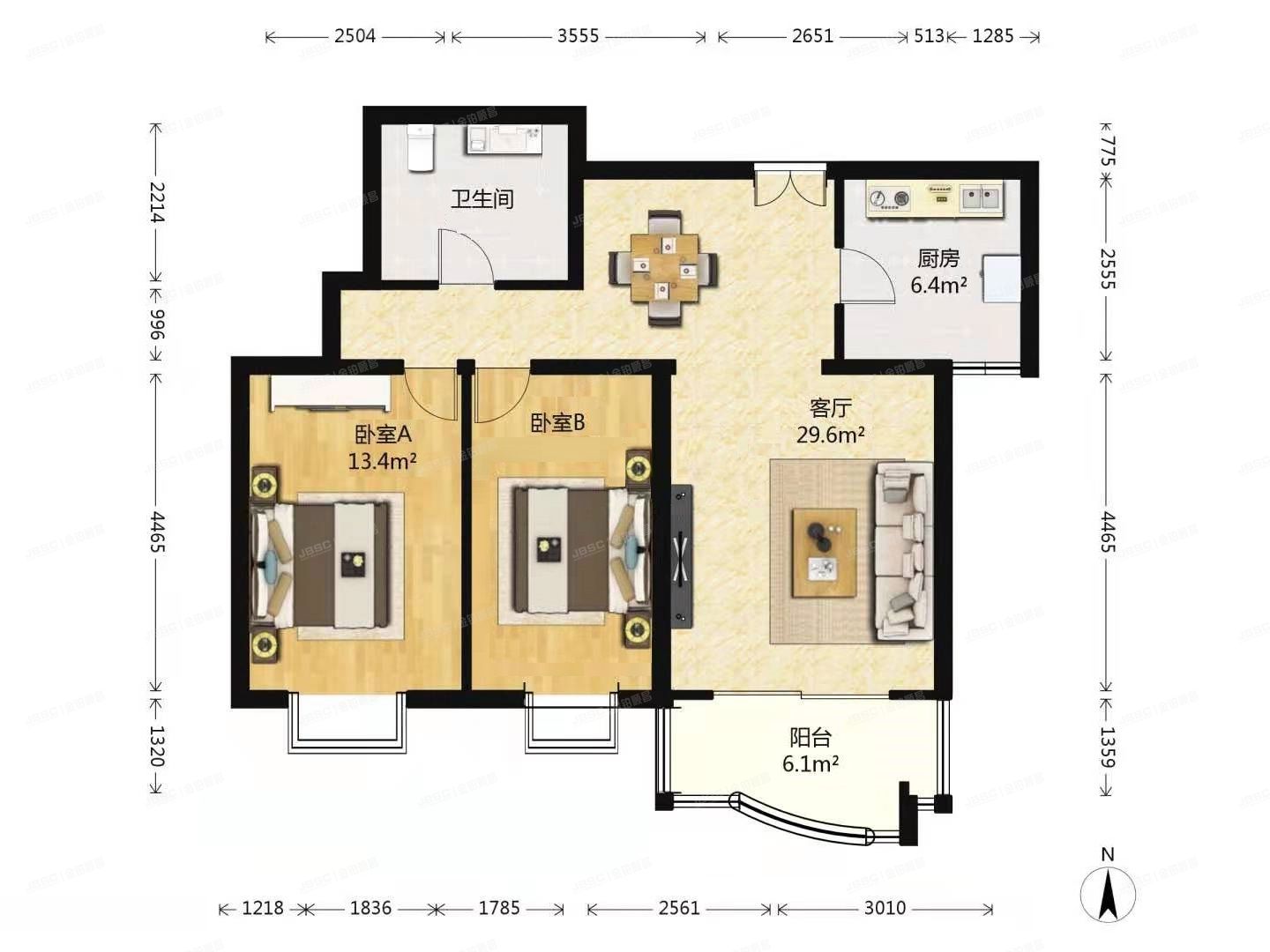 朝阳区 兴隆家园7号楼10层1004（兴隆家园）