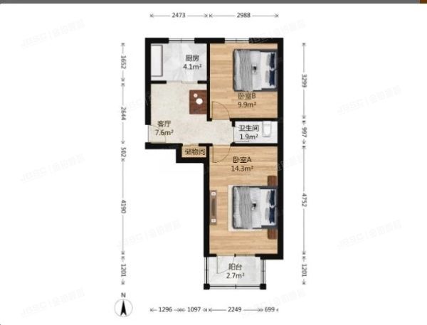 西城区 地藏庵10号楼1层5-03（地藏庵）