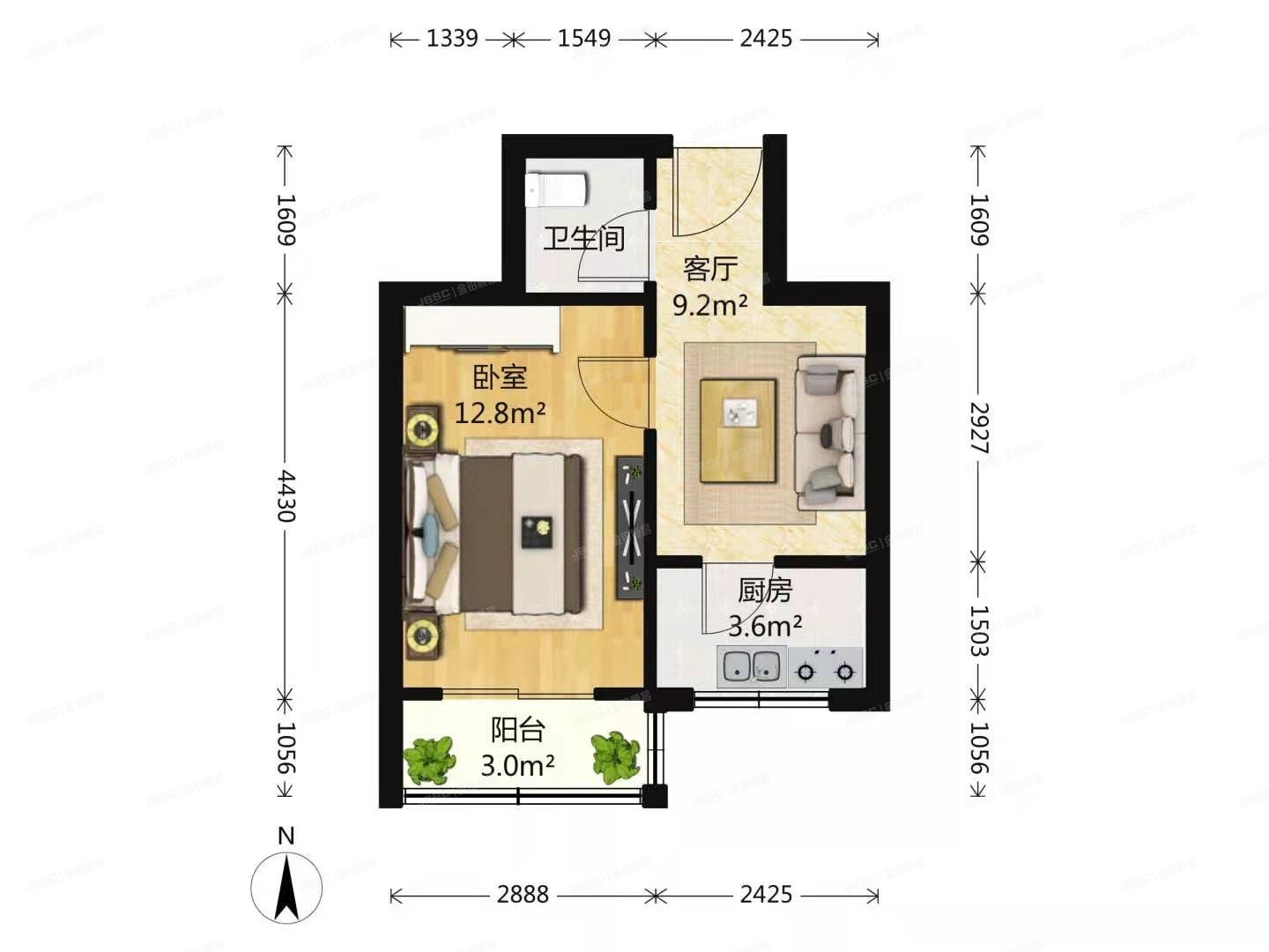 海淀区 永泰庄路甲6号院2号楼6层5门602（永泰庄路甲6号院）