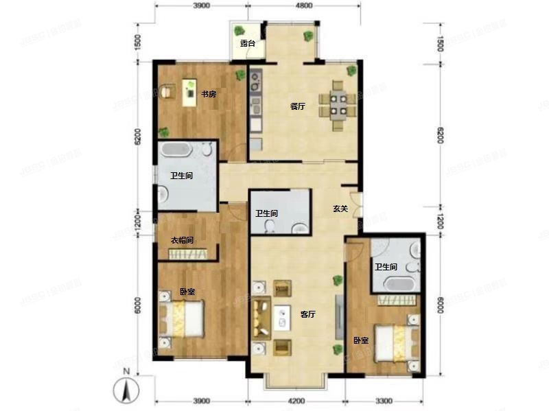 朝阳区 林萃东路1号院23号楼2单元302室（国奥村西区）