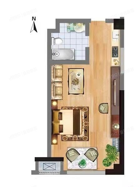 密云区 新南路92号6层6218号（金寓大厦）商业