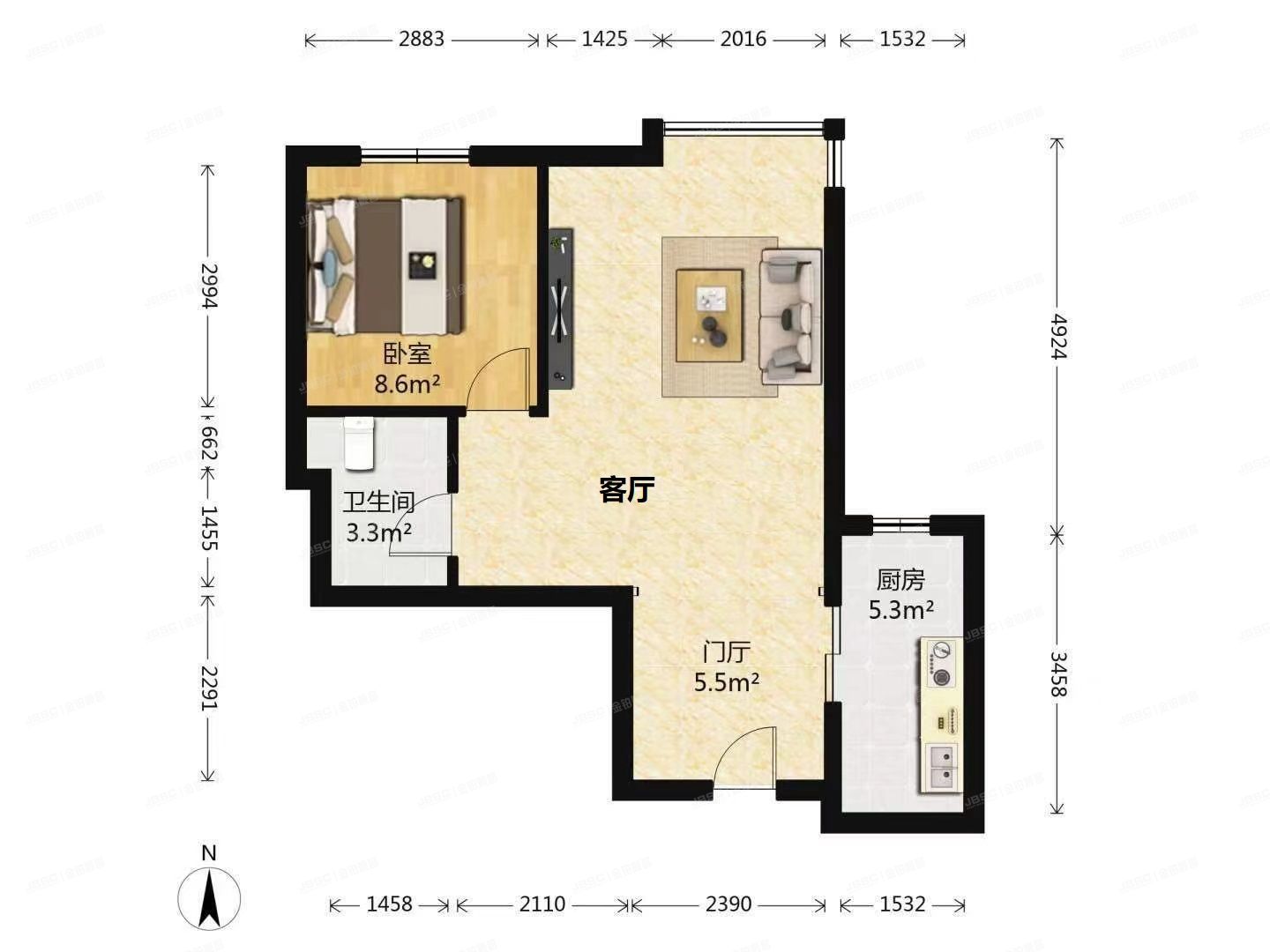 朝阳区 朝阳北路万象新天家园416号楼5层506号（万象新天家园四区）