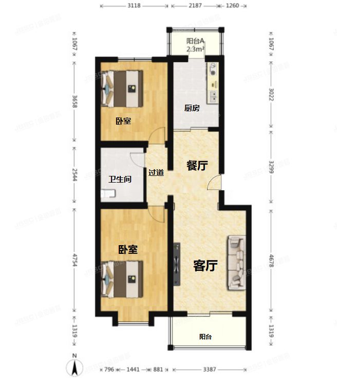 门头沟区 含晖苑4号楼1层2单元102号（含晖苑）