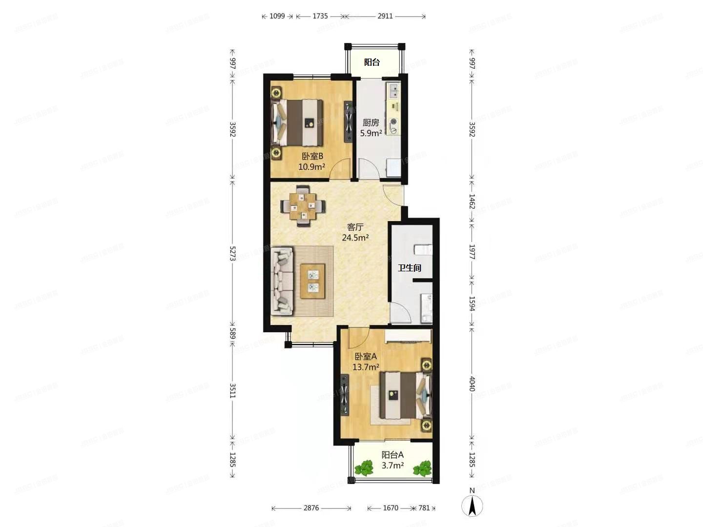 海淀区 建西苑中里5号楼7单元502号（建西苑中里）