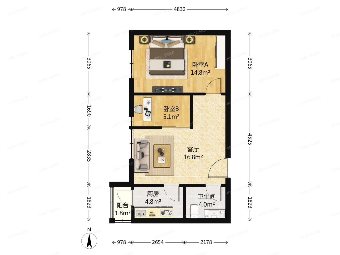 通州区 翠屏里6号楼1层111（蓝调沙龙）