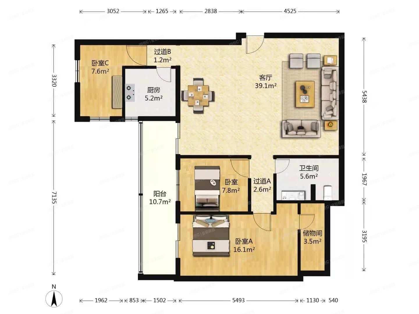 西城区  恒昌花园5号楼28层2818室+车位使用权