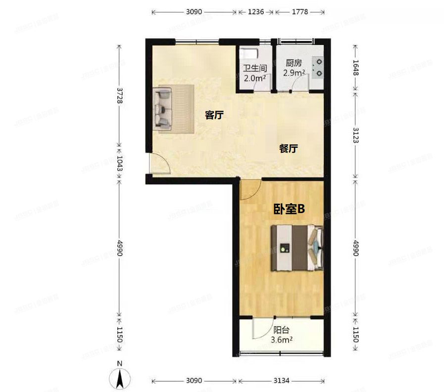 丰台区 太平桥33号楼1层3-101号（太平桥中里）