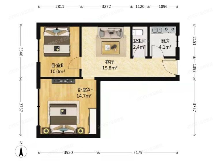 丰台区 马家堡25号楼405号