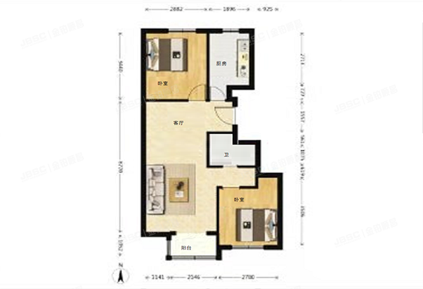 大兴区 佟家场西巷1号院2号楼16层1单元1602（佟馨家园）