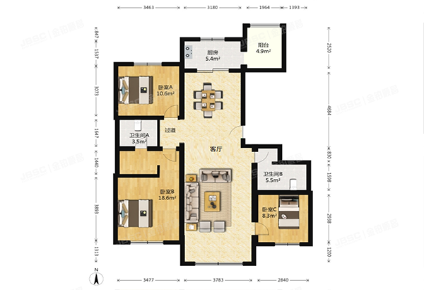 大兴区-旧宫镇 绿隔地区旧村改造二期A2-1地块2号楼7层4单元702（熙悦诚郡）