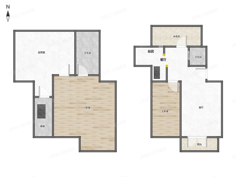 房山区 绿城.百合公寓桂雨苑7号楼5层2-502及跃层（绿城百合）