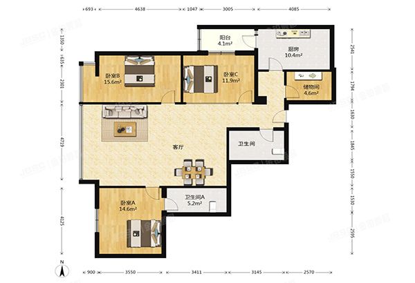 朝阳区 建国路88号院4号楼13层1604号（SOHO现代城）