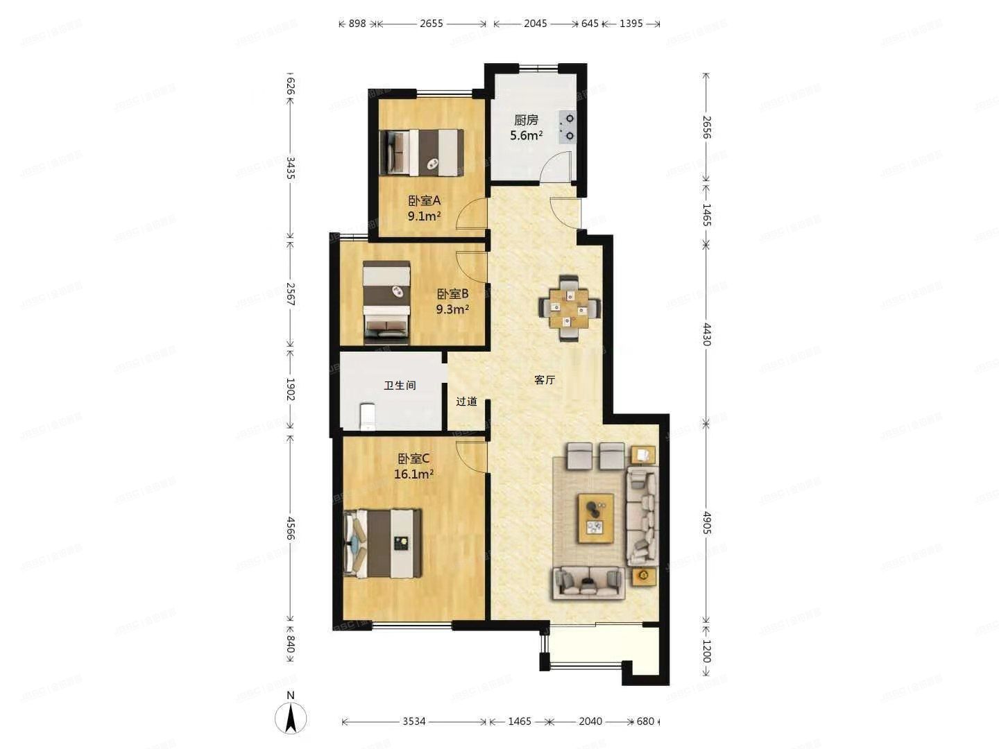昌平区 双营西路66号12号楼7层1单元702号（北京风景）