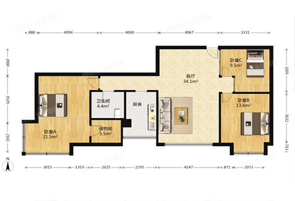 朝阳区 吉庆里9、10号楼A座2区803（蓝筹名座）
