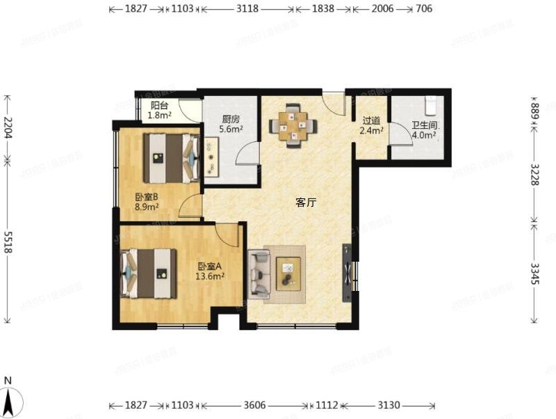 朝阳区 常惠路5号楼1层1单元102（万象新天二区）