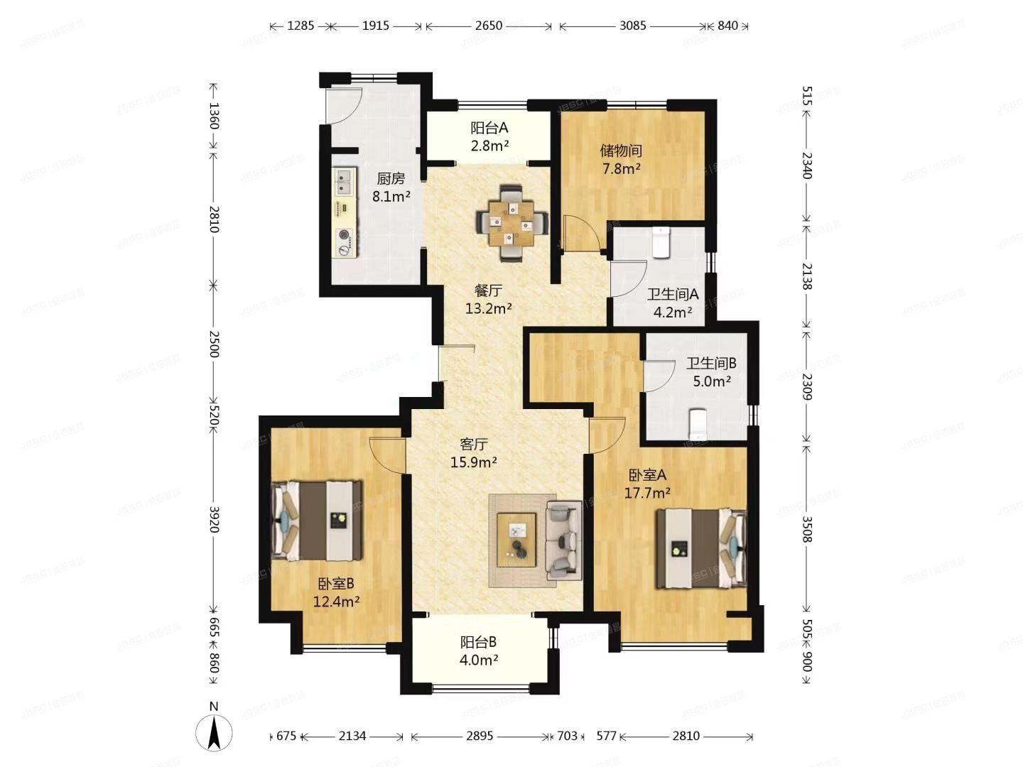 昌平区 英才北三街16号院9号楼8层2单元802（绿地中央广场云谷）