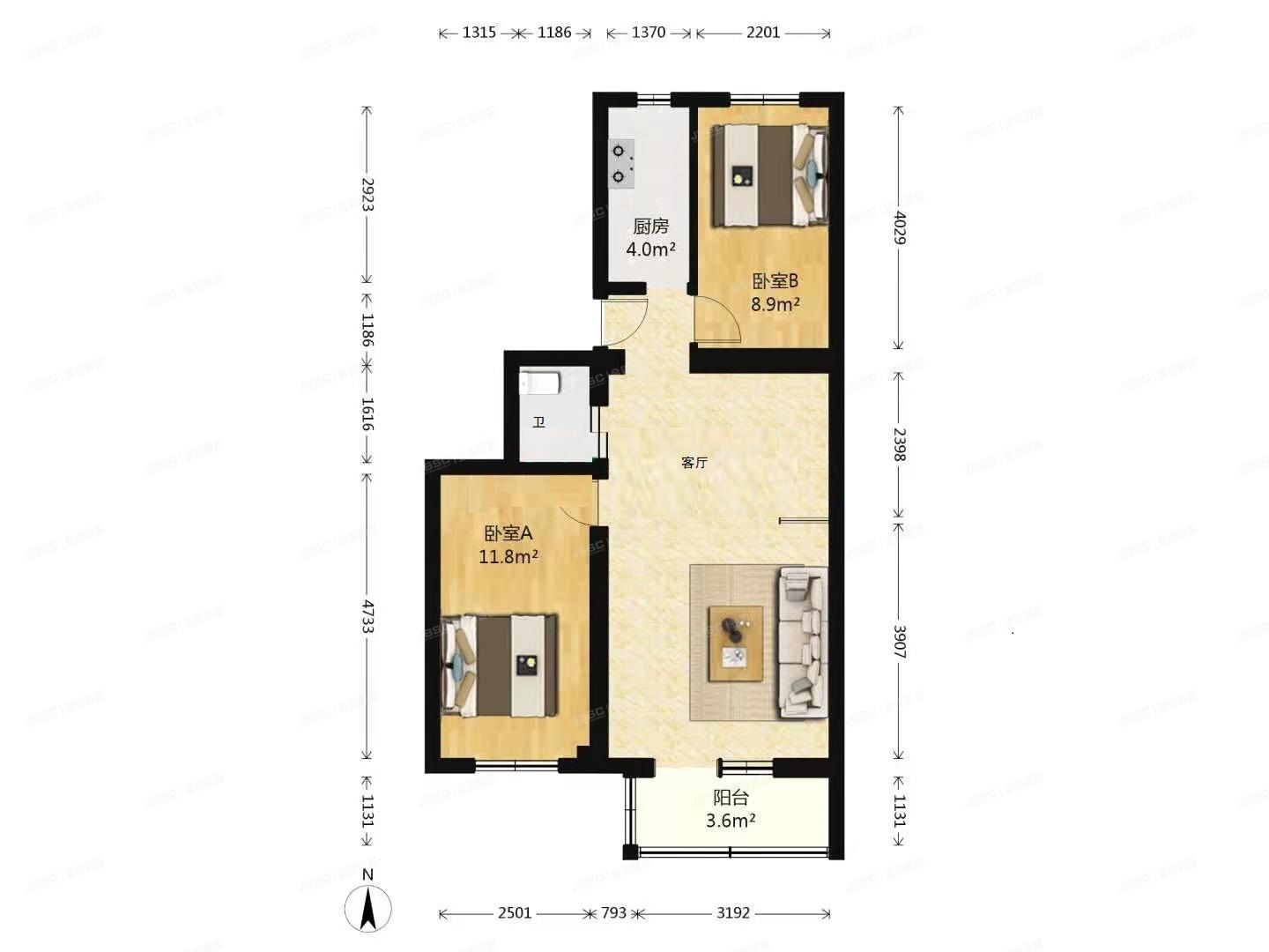 东城区 交道口北二条35号院2号楼4层2门401号（交道口北二条35号院）