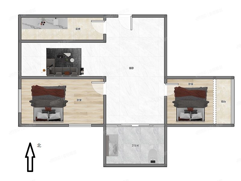 石景山区 古城南路51号楼3层1单元9号（古城南路）