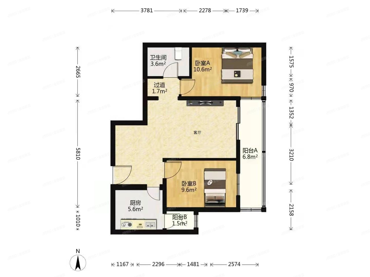 朝阳区 垡头翠成馨园503号楼26层2602（翠成馨园）