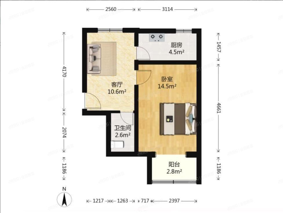 朝阳区 松榆东里18号楼3层2单元231（松榆东里）